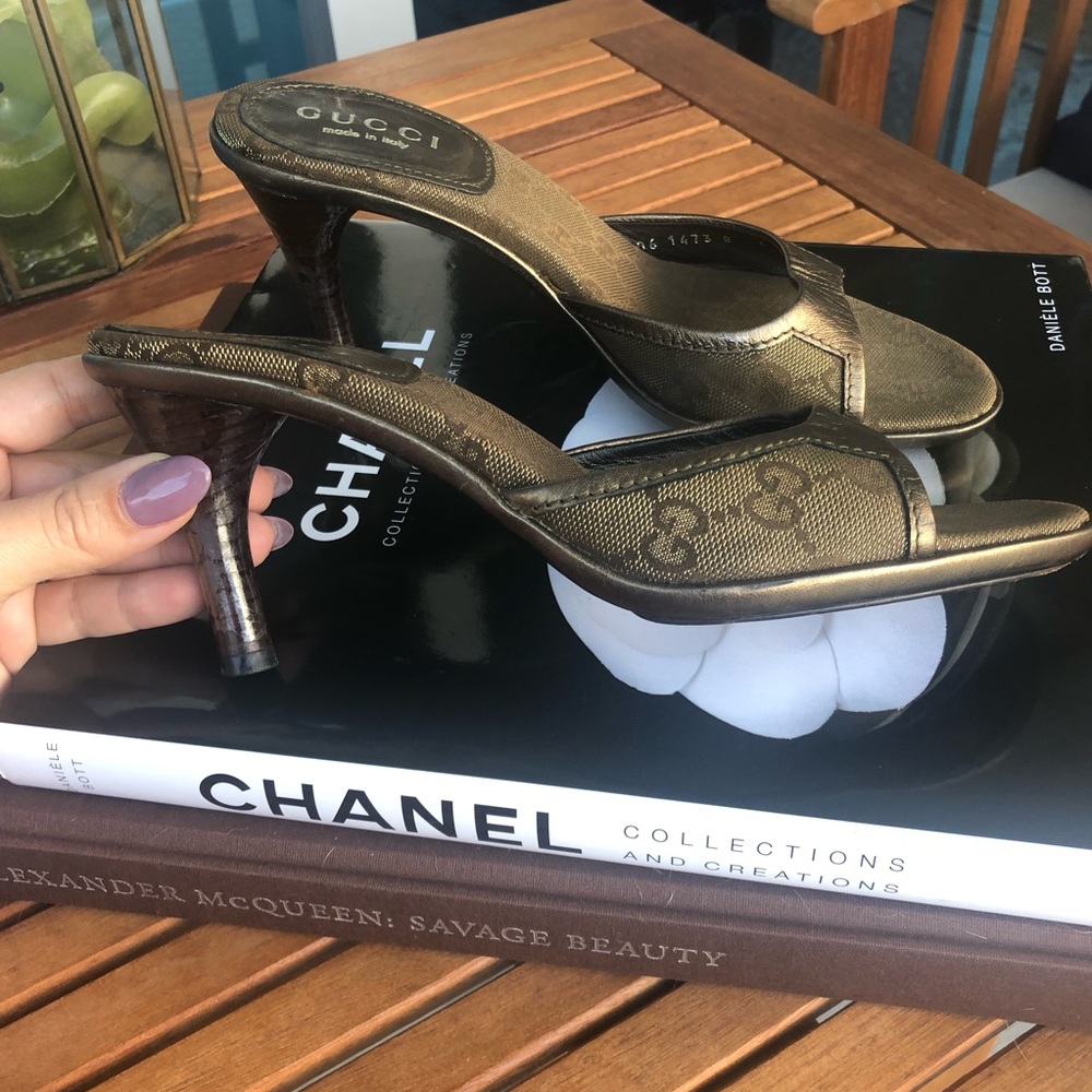 GUCCI Monogram Heels